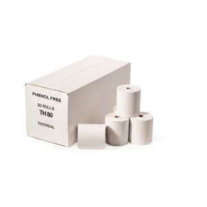 Phenol Free 80x80 Till Rolls (Box of 20)