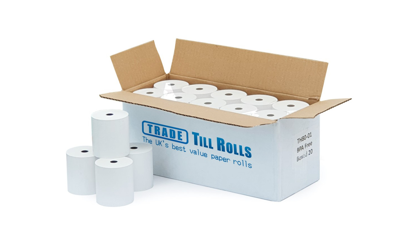 57x45 Till Rolls (Box of 20) 57x45 Till Rolls (Box of 20)